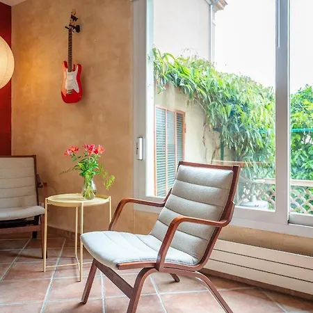 Val De Menton, 3 Pièces Atypique, Jardin Et Terrasse à 7 Minutes à Pied Du Centre Appartement Menton